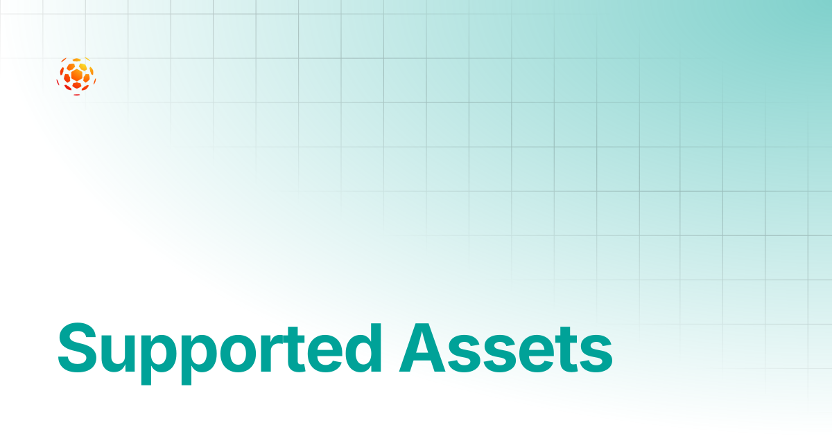 Supported Assets | Sphera Documentation
